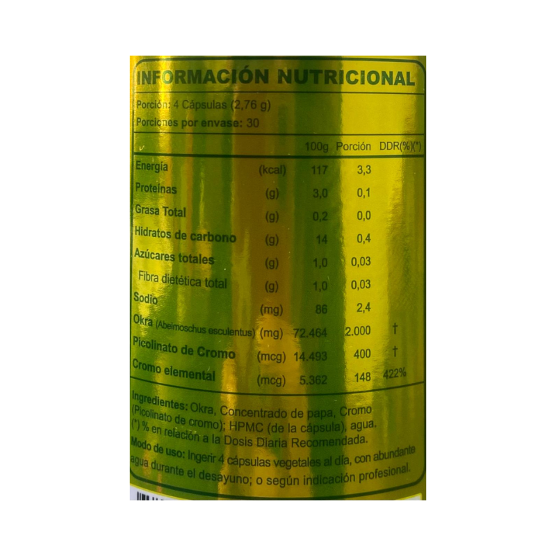 Okra Slim 120 Capsulas FNL