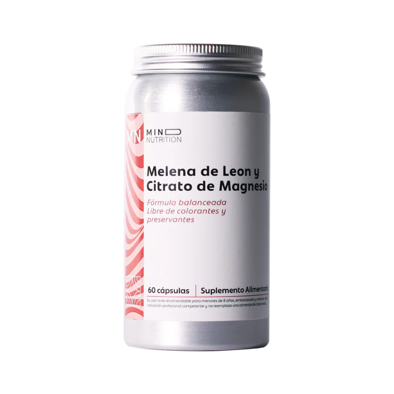 Melena De Leon + Citrato de Magnesio 120 Capsulas Mind Nutrition