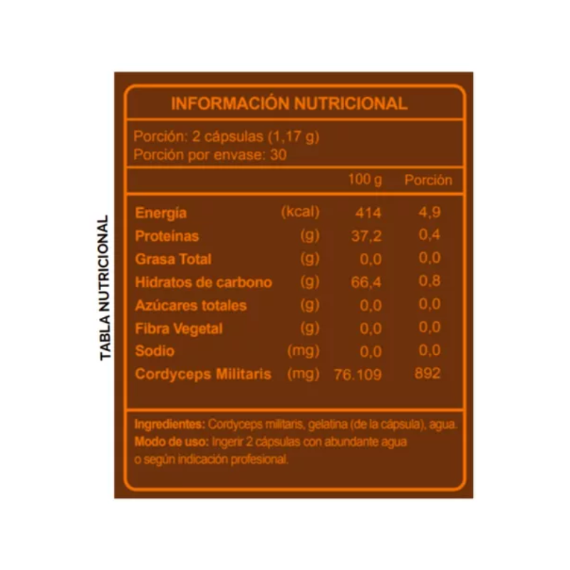 Cordyceps 60 Capsulas FNL