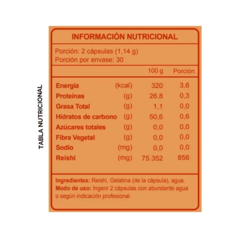 Reishi 60 Capsulas FNL