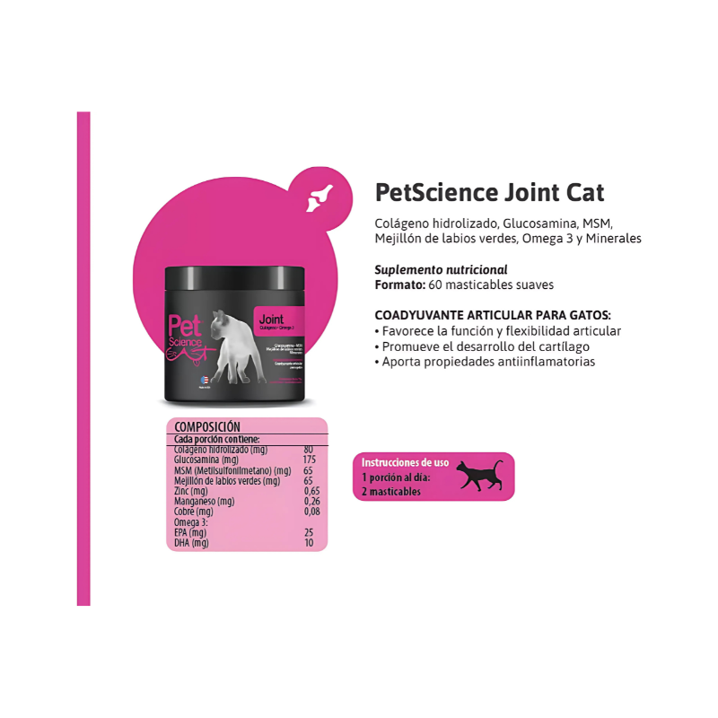 Joint Cat 60 Masticables Petscience