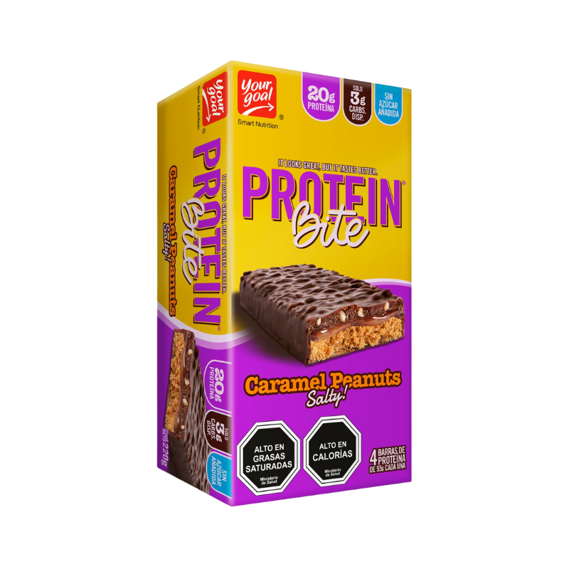 Protein Bite Caramel Peanut (4 barras) Your Goal