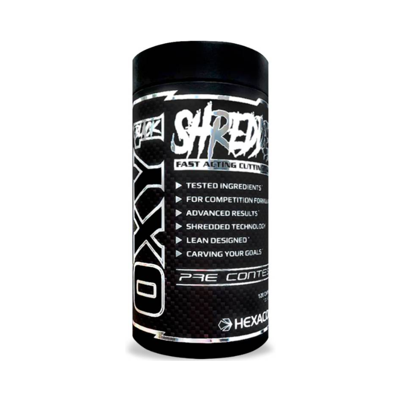Oxy 1 Black 120 capsulas Versión Normal Hexacore