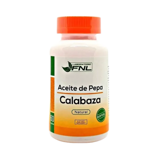 Aceite De Pepa Calabaza 60 Capsulas FNL