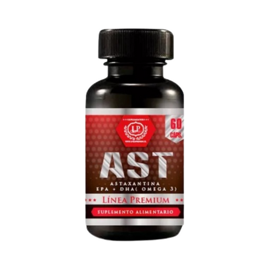 Ast Astaxantina + Omega 3 60 Capsulas Linea Premium