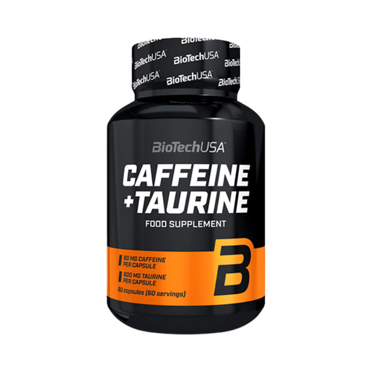 Cafeina + Taurina 60 Capsulas Biotechusa