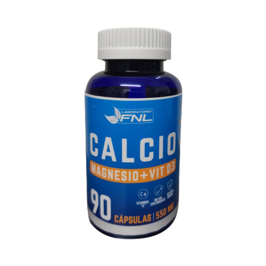 Calcio + Magnesio + Vitamina D3 90 Capsulas FNL