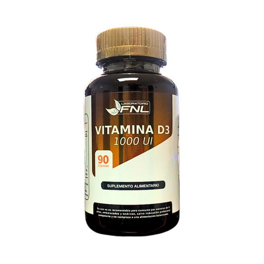Vitamina D3 1000 UI 90 Capsulas FNL