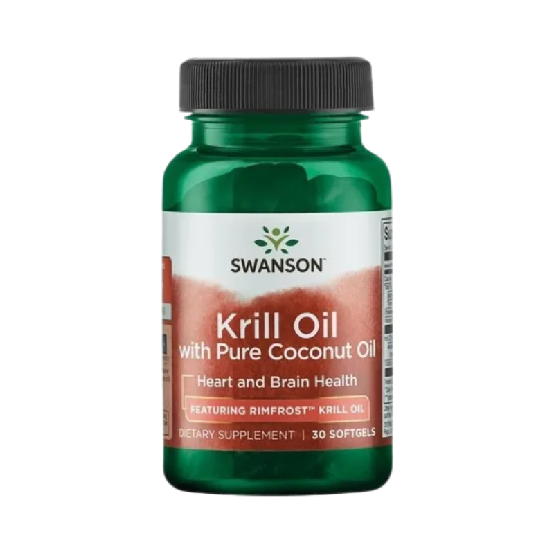 Krill Oil Con Aceite De Coco 30 Softgels Swanson