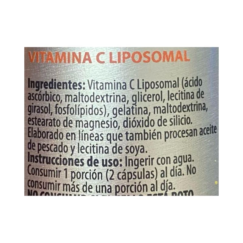 Vitamina C Liposomal 60 Capsulas Newscience