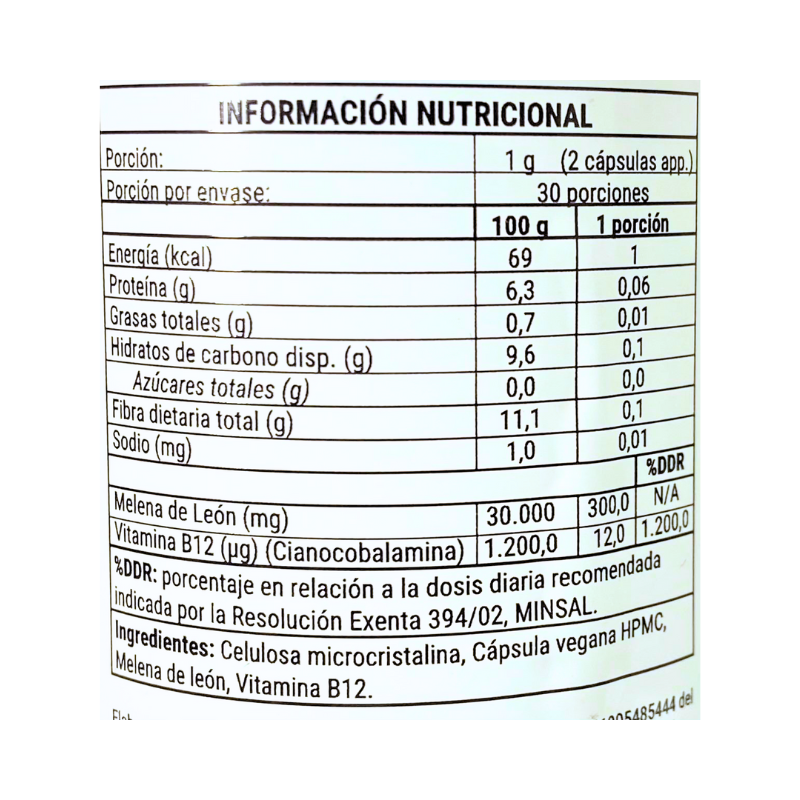 Melena De Leon 60 Capsulas Newpharma