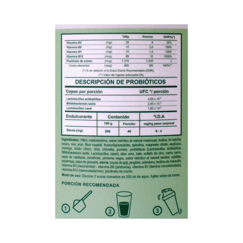 Greens & Shake 407 Grs FNL