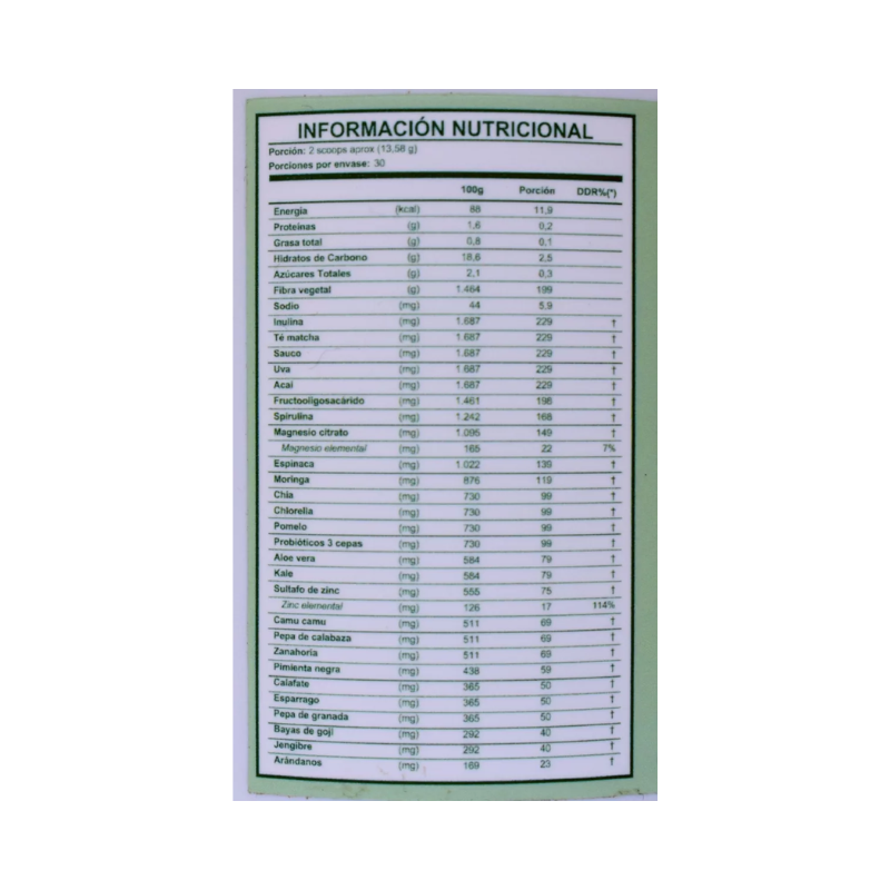 Greens & Shake 407 Grs FNL