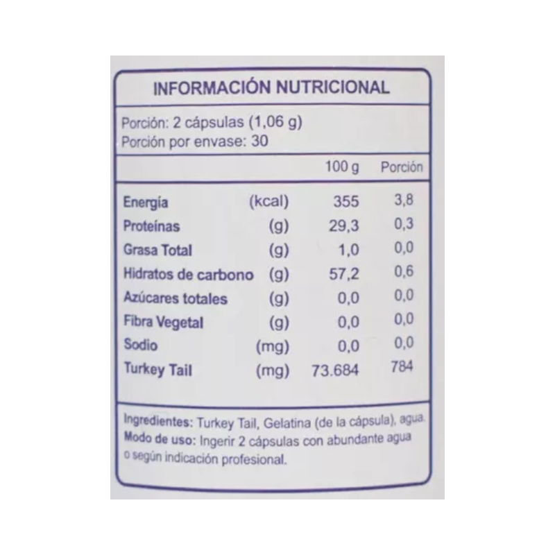 Cola De Pavo 60 Capsulas FNL