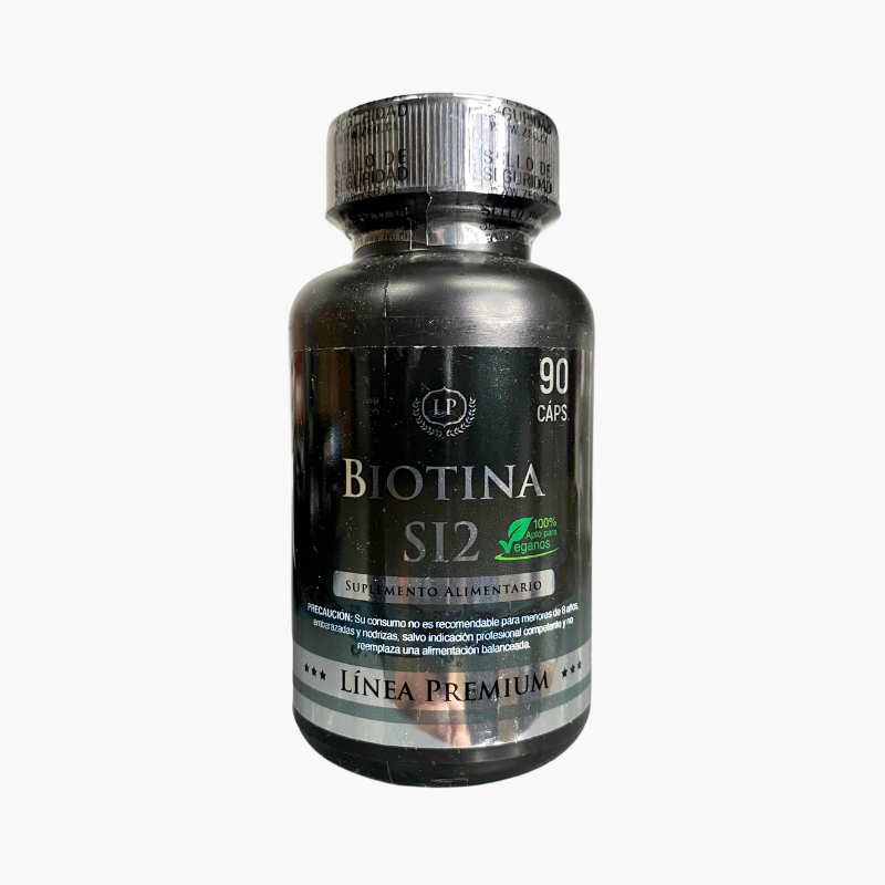 Biotina 90 Capsulas Linea Premium