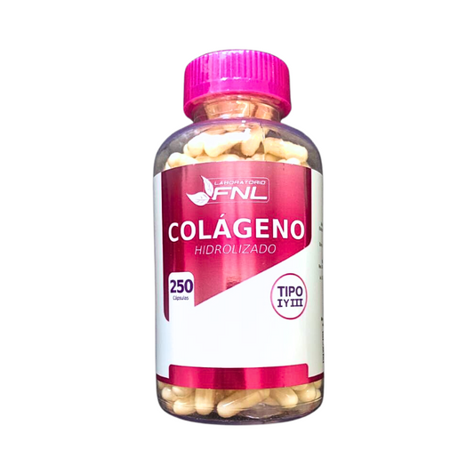 Colageno Hidrolizado 250 Capsulas FNL