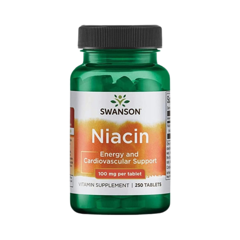 Niacin 100 mg 250 Capsulas Swanson