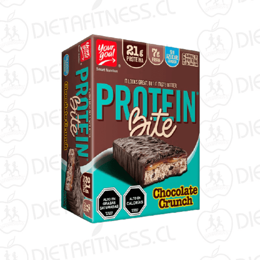 PROTEIN BITE CHOCOLATE CRUNCH (6 barras) Yourgoal Nutracom