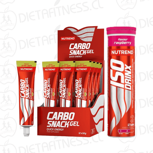 Nutrend Carbo Snack Tubo 12 Unid + 1 Iso Drinx