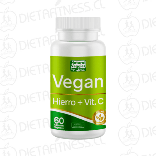 Vegan Hierro + Vitamina C 60 Capsulas FNL