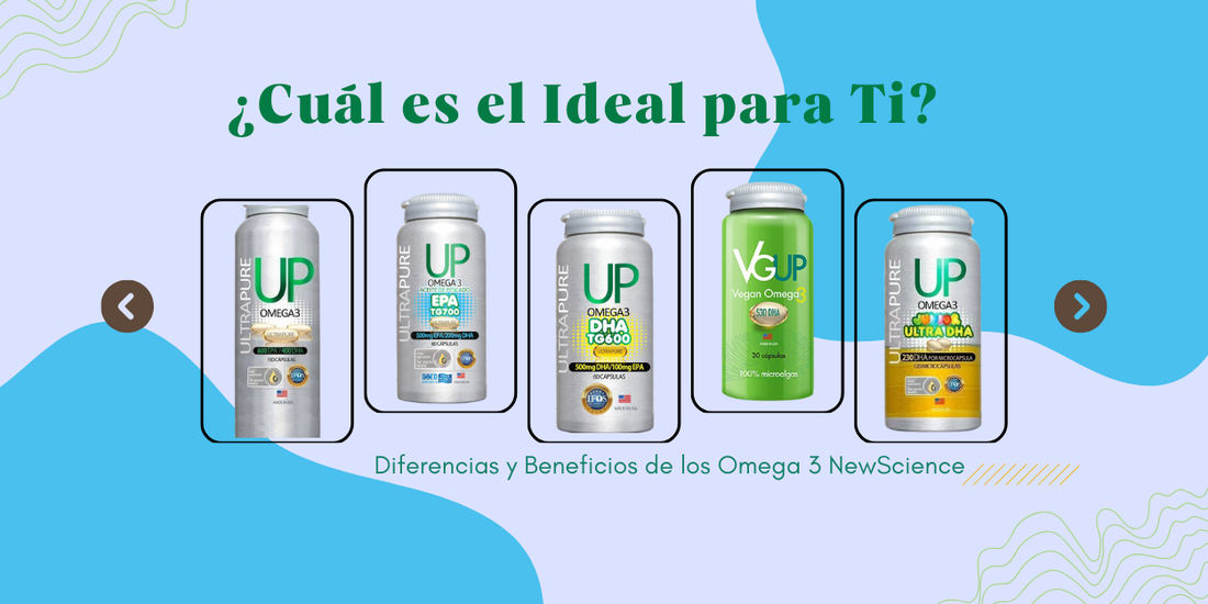 Diferencias y Beneficios de los Omega 3 NewScience: ¿Cuál es el Ideal para Ti?