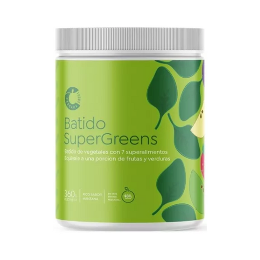 Batido Supergreens 360 Grs Cascara Foods