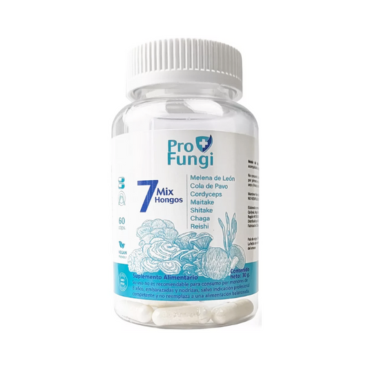 Pro Fungi Mix 7 Hongos 60 Capsulas Bio Swiss