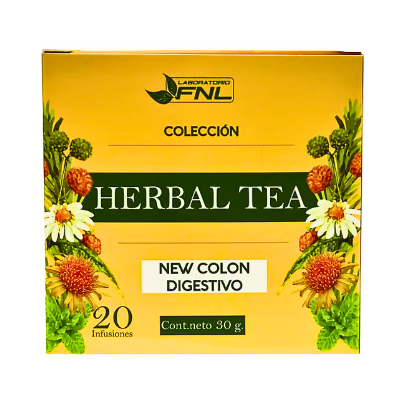 Herbal Te New Colon Digestivo 20 Infusiones FNL