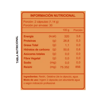 Reishi 60 Capsulas FNL