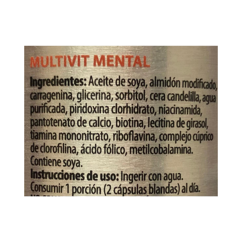 Multivit Mental 60 Capsulas Newscience