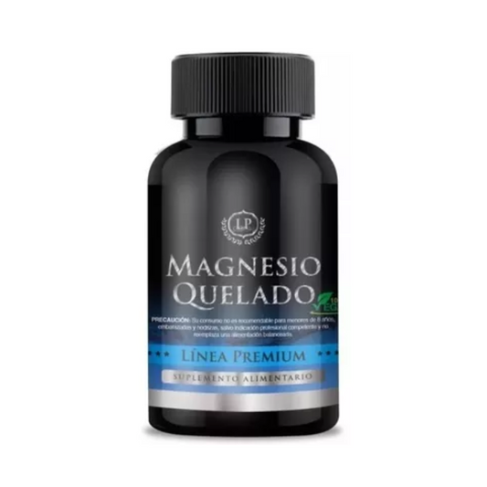 Magnesio Quelado 90 Capsulas Linea Premium LP