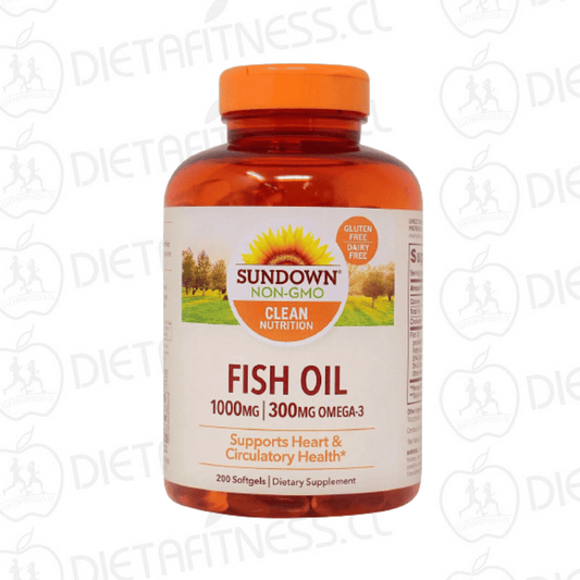 Fish Oil 1000 Mg 200 Softgels Sundown